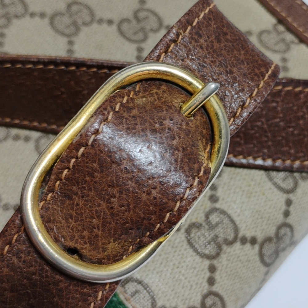 SALE! Auth Gucci Ophidia GG Monogram Supreme Sherry Line Vintage Shoulder Bag - Picture 13 of 16